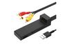 Кабель-конвертер Kashimura HDMI/RCA (1 USB-порт, совместим с Fire TV Stick), Преобразует HDMI в RCA для просмотра на автомобильных навигационных системах, KD-232
