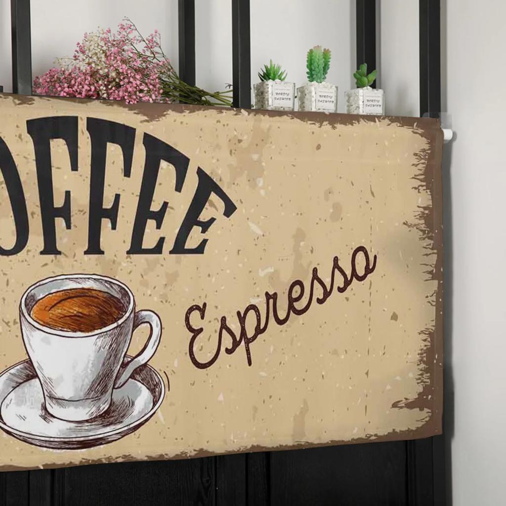 Кофейный ретро-стиль кухонные шторы на окна украшение дома короткие шторы для гостиной спальни маленькие шторы Cortinas