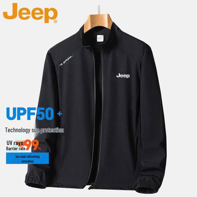 Jeep Мужская летняя легкая куртка для защиты от солнца