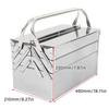 Cantilever Tool Box, Automotive Maintenance Storage, 3-Tier, 5-Tray, Foldable, Durable, Rust-Resistant, Easy To Clean, Safe and Convenient, Stainless