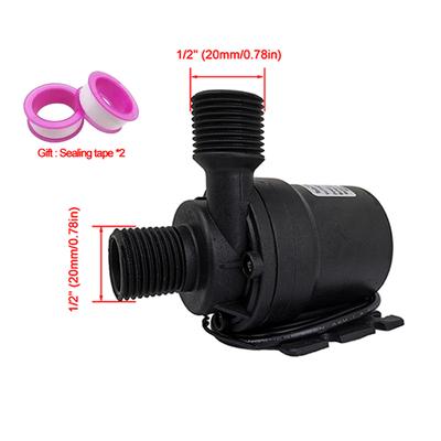 DC12V/24V 1000 л/ч Ультратихий Водяной Насос Мини Бесщеточный Двигатель Погружной Аквариумный Водяной Насос Насос-бустер для Водонагревателя Душа