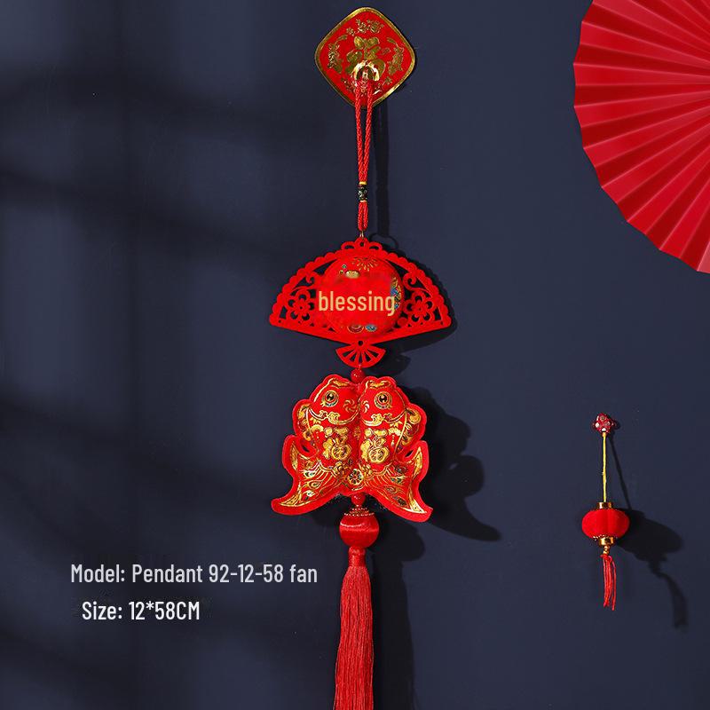 2025 New Year Pendant: Festive Decoration for Attracting Wealth and Fortune, Ideal for Spring Festival Celebrations.
