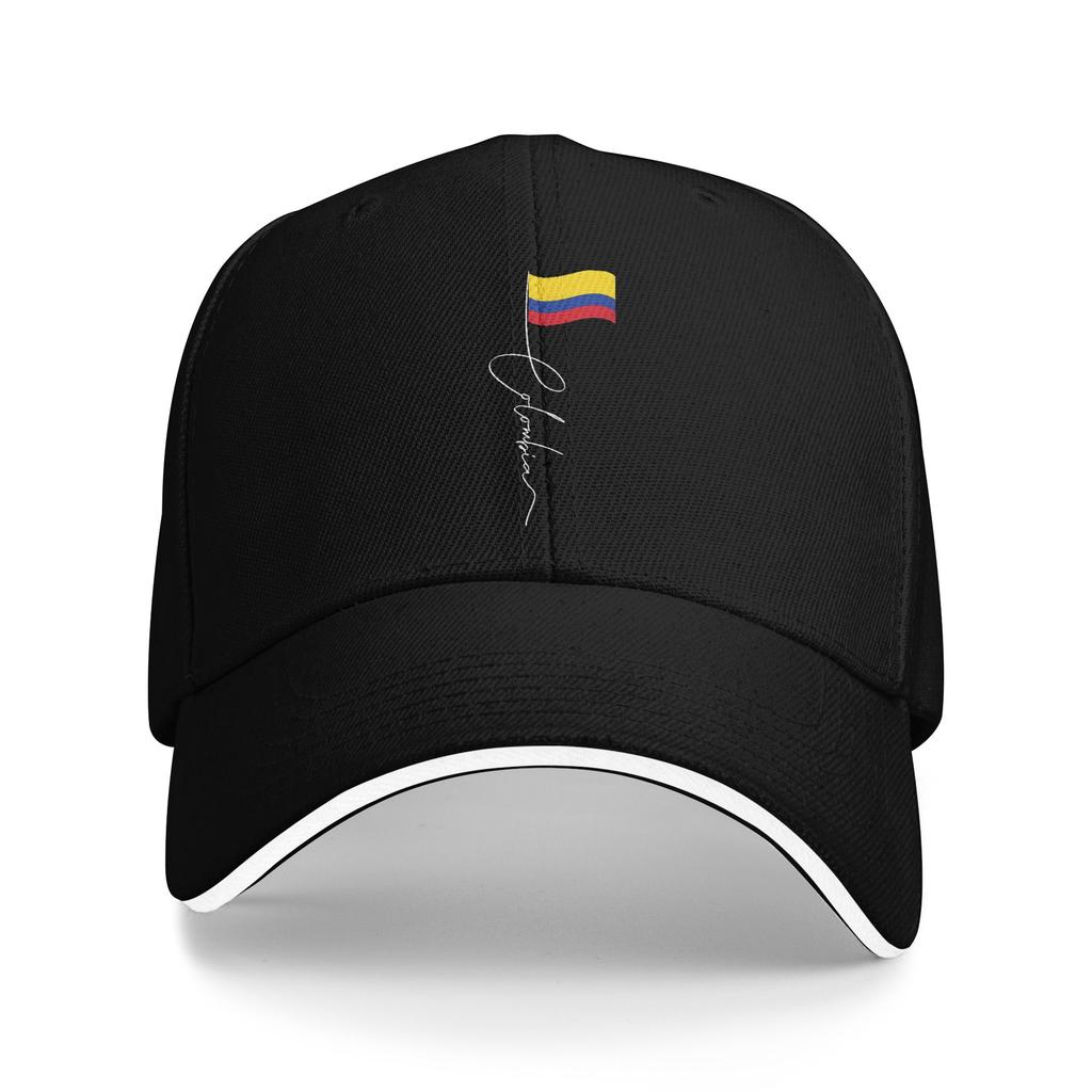 Women Unisex Colombiano Flag Colombia Outdoor Hat Adjustable Cap Casual Baseball Cap Sunscreen Hats