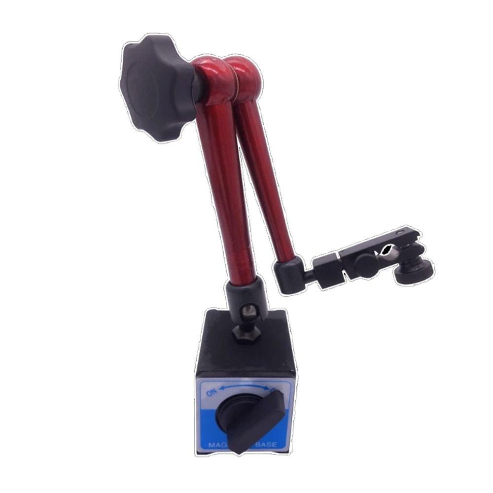 Aluminum Alloy Joint Bracket Rod Red Magnetic Watch Holder Rod Magnetic Gauge Stand  Universal