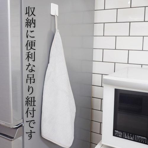 Towa Sangyo RAKUSOJI Kitchen Draining Mat, Absorbent, Extra Thick Microfiber, Approx. 30 x 40 cm, Can Also Be Used as a Dishcloth, Washable, Gray, 1 P