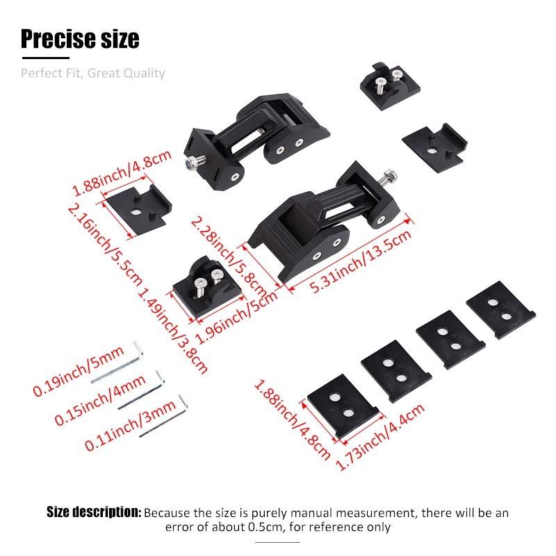 Locks Hood For Car Engine Hood Latch Catch  Accessories For Jeep Wrangler  TJ Car Exterior Accessories