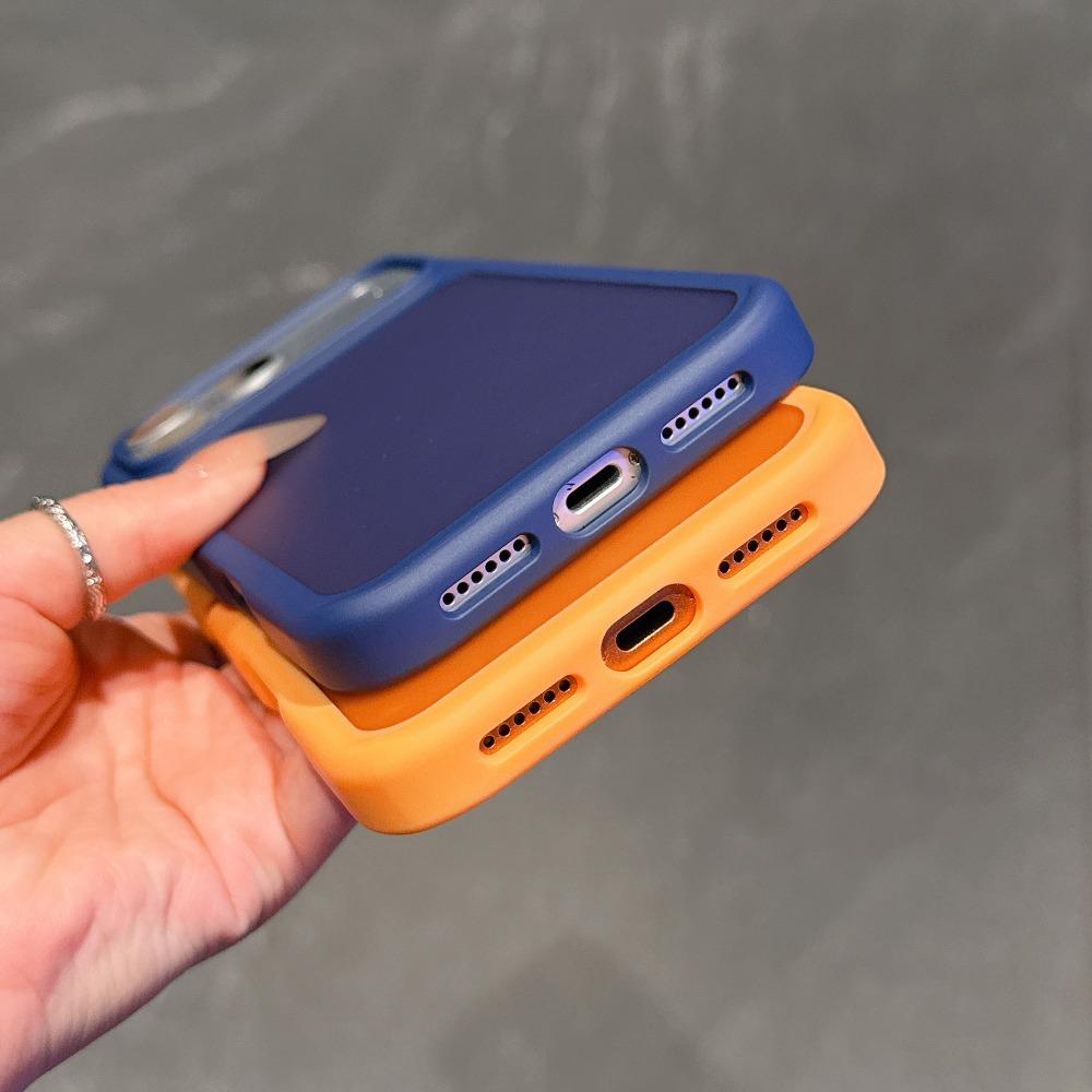 Новый роскошный матовый чехол для телефона с ощущением кожи для iPhone 17 Pro Max Air 16 Plus 17 Pro 15 14 13 12 Ударопрочный чехол Funda
