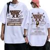 Rapper Chris Brown Breezy Bowl XX Tour 2025 T Shirt Men's Hip Hop Retro Short Sleeve Oversized Cotton Casual T-shirt Streetwear