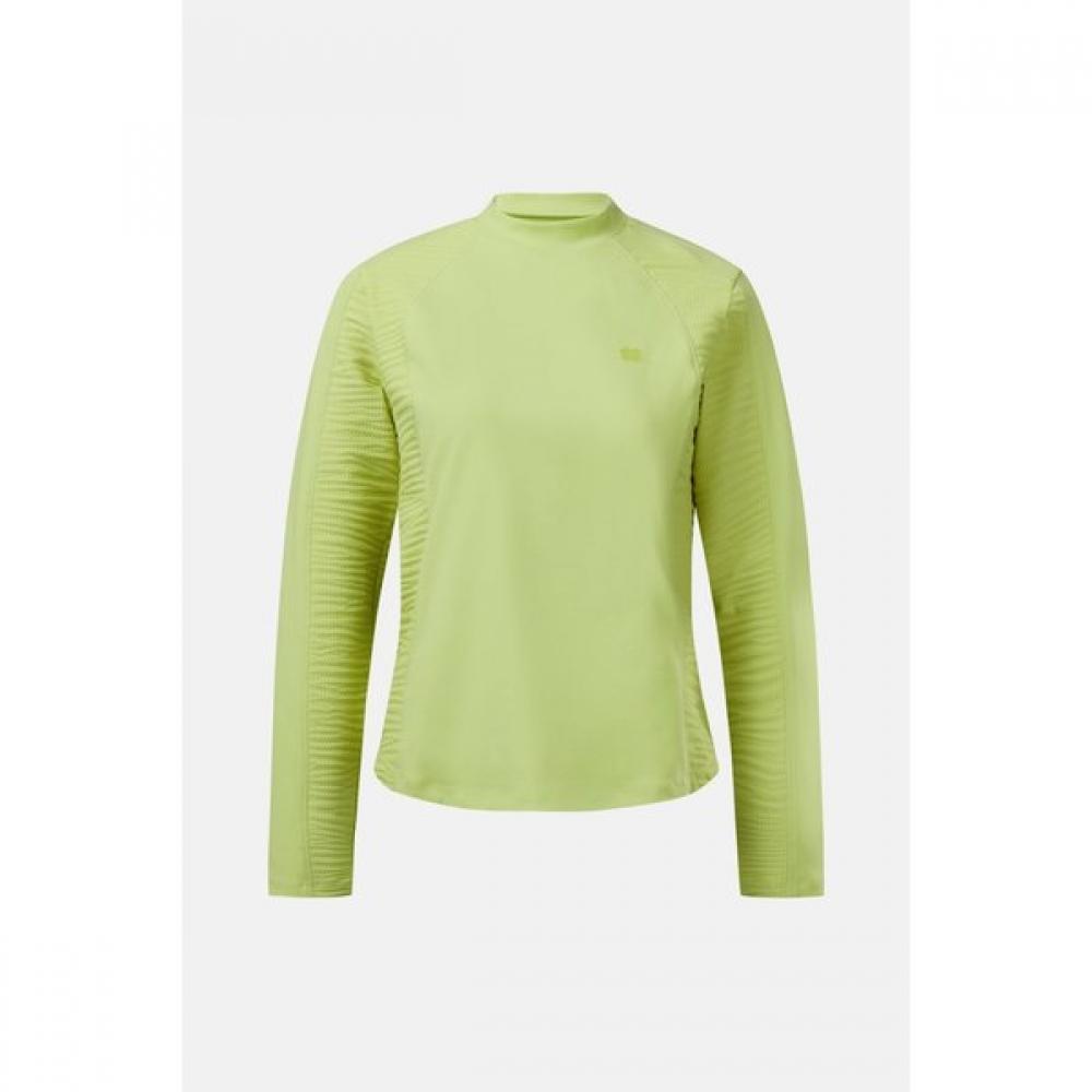 Kolon SporT Women S Mock Neck Crop T ShirT jkTbS25112lgr