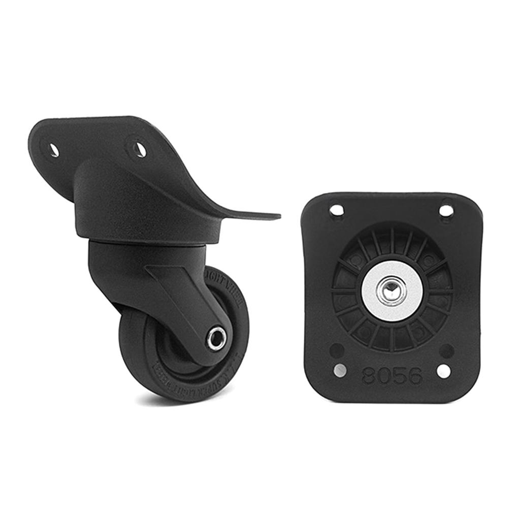 4 шт. Универсальные сменные колеса для чемодана, вращающиеся на 360 градусов, запасные части для багажа для плавных путешествий