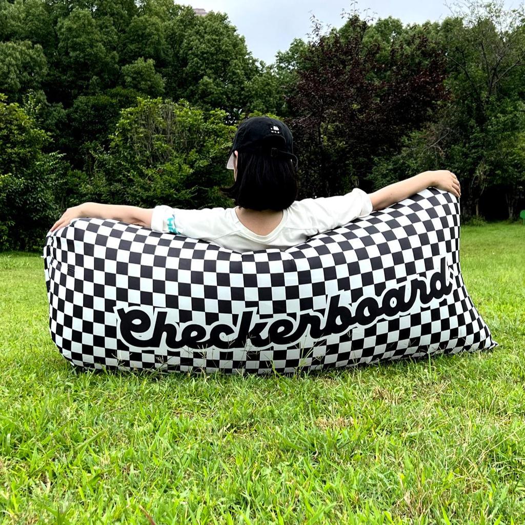 Портативный надувной диван-кровать для кемпинга на открытом воздухе и отдыха на пляже