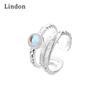 Классическое кольцо Lindon из медного сплава с цирконием, женские ювелирные изделия, свадебный подарок для вечеринки
