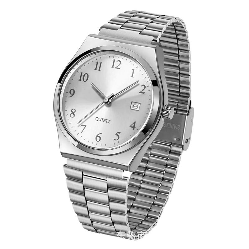 Ladies watch simple digital fashion casual steel belt quartz watch