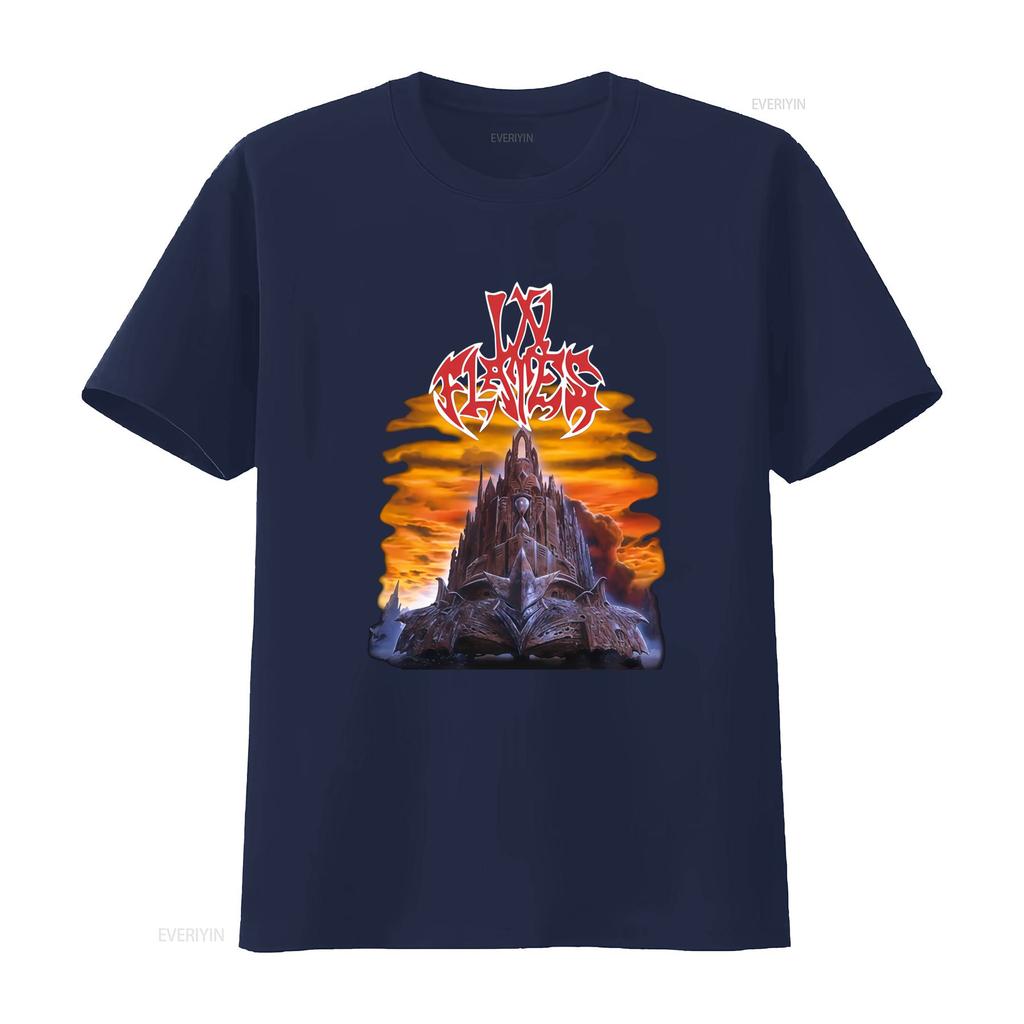 In Flames T Shirt The Jester Race Rock Concert Vintage Design Heavy Metal Band vintage Washed Versatile Slightly Unisex Soft