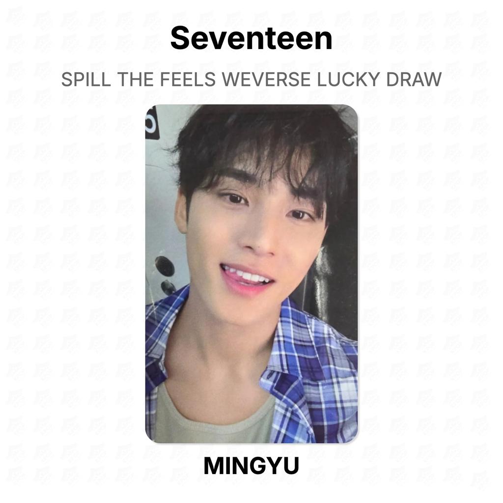 Seventeen ВЫЛИВАЙ ЧУВСТВА WEVERSE РОЗЫГРЫШ Official Фотокарточка