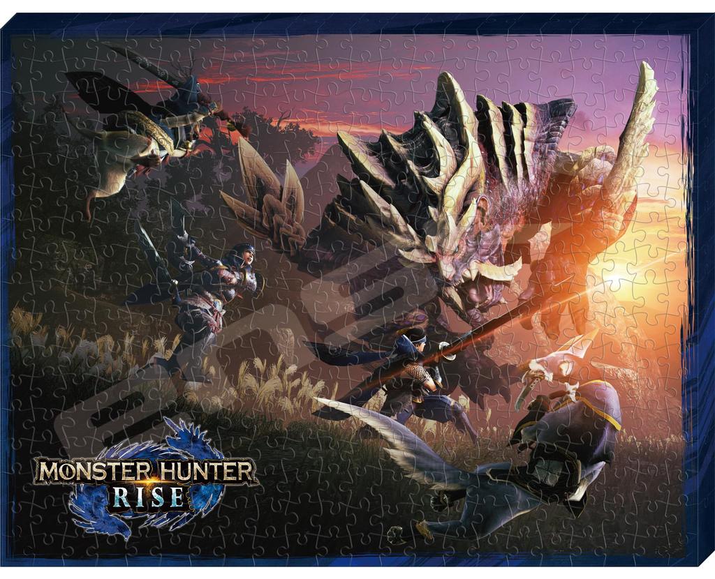 Ensky Art Board Jigsaw Puzzle, 366 Pieces, Monster Hunter Rise 366 Pieces - Dusk - ATB-35