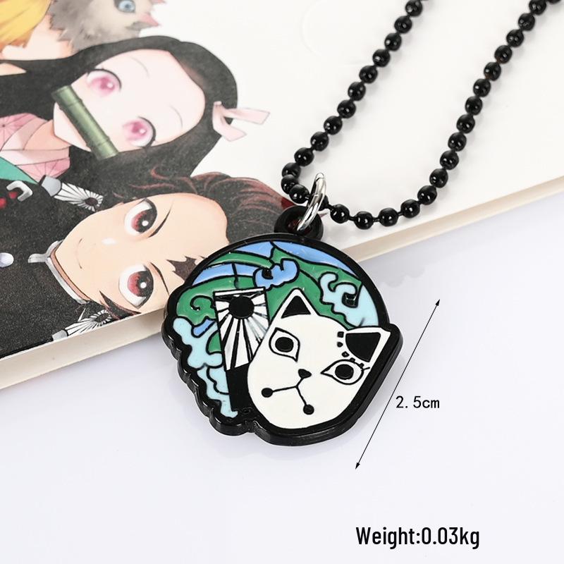 Истребитель демонов Тандзиро, Сабито и Макомо Маски Брелок, Ожерелье с кроликом, Мудзан