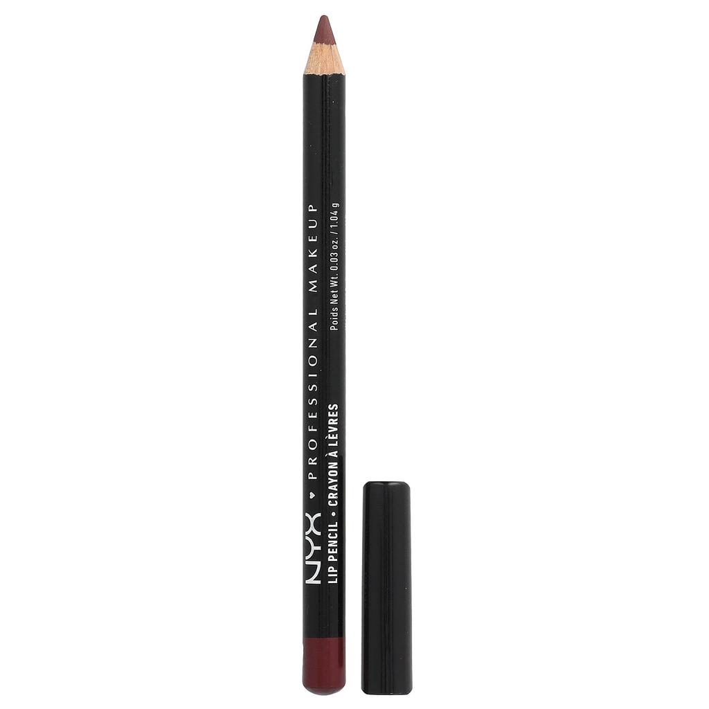 NYX PROFESSIONAL MAKEUP Тонкий карандаш для губ, 801 Urban, 1,04 г (0,03 унции)