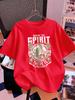 Where The Spirit There Is Freedom Prints TShirts Womens Summer Cotton Short Sleeve Tops ONeck Soft Loose T Shirt Basic Clothes