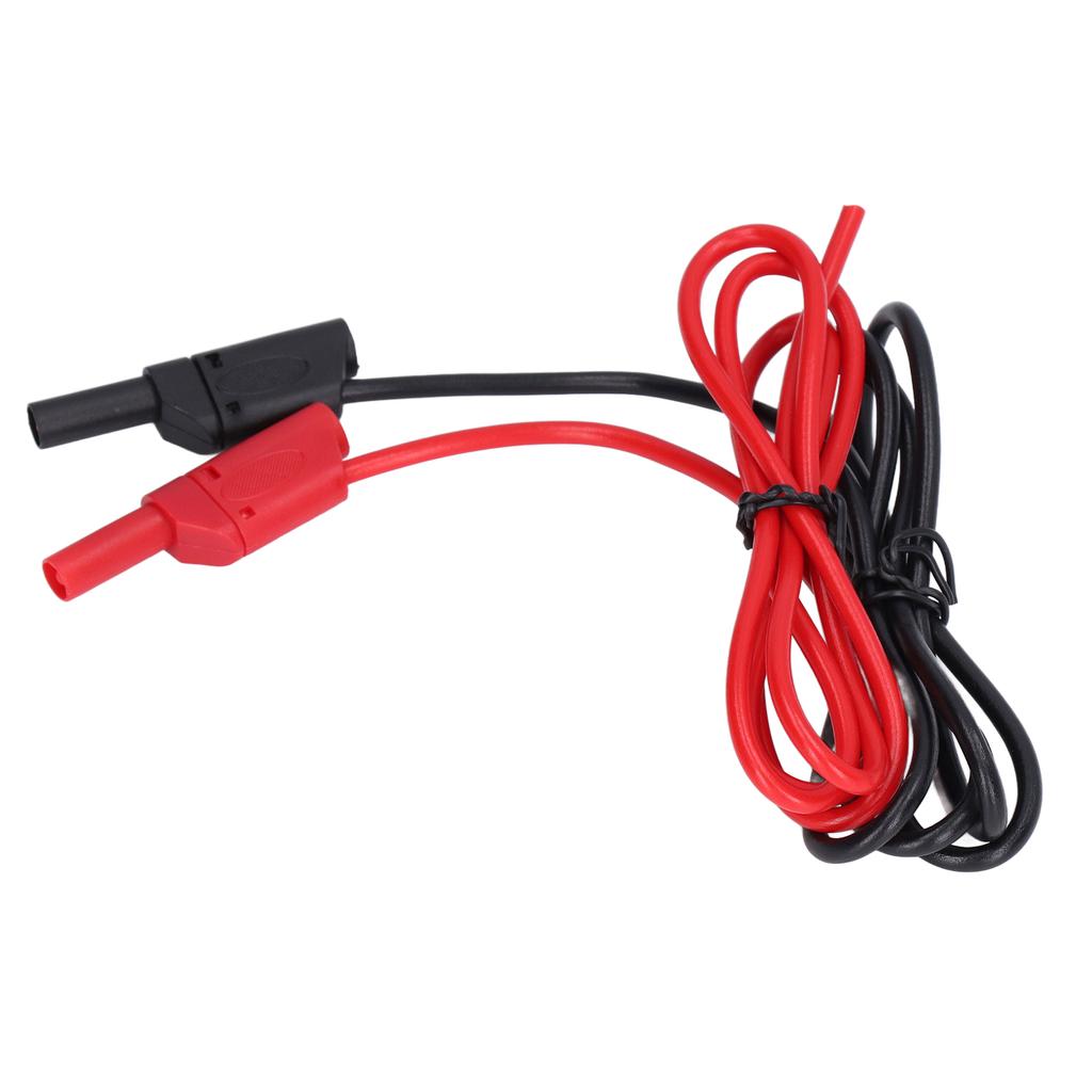 Banana Test 4mm Male To Male 32A 1000V Red Black Set Kit for Battery Electricity