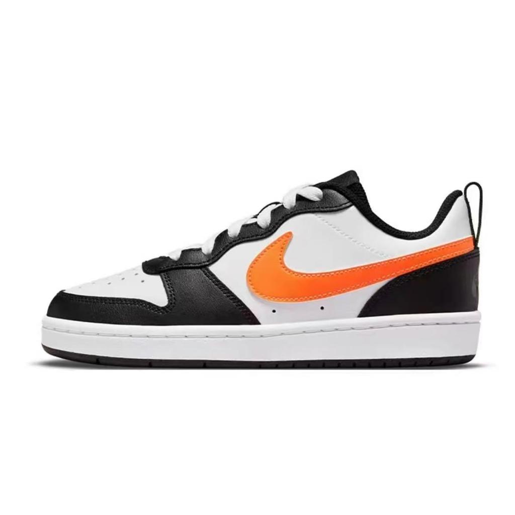 Nike Черная кошка Военно-воздушные силы Девичьи Искусственная кожа Износостойкие Легкие Дышащие Низкие Скейтборд Обувь BQ5448-115(Команда580-)