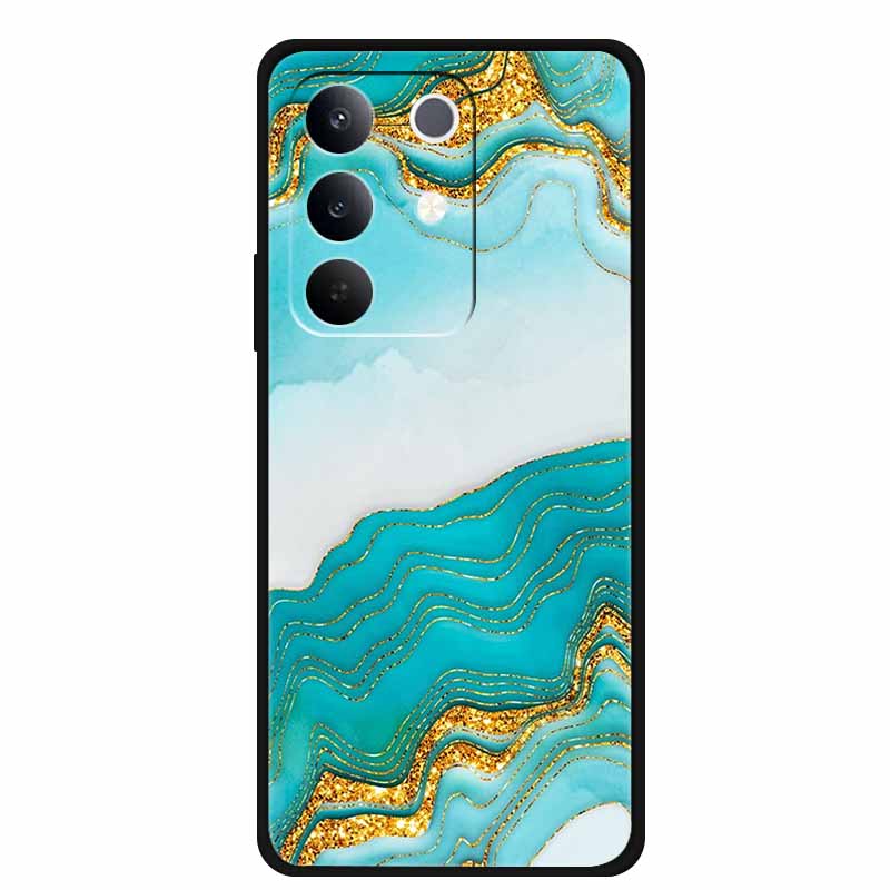 Case For Realme 15x 5G Global Version Marble Capa Soft Silicone Back Cover For Realme 15 X Cases Mica Painted TPU Phone Bumper
