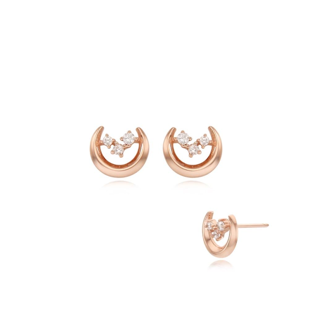 STONEHENGE Silver Earrings Sc1556