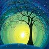 5D DIY Алмазная картина Четыре сезона Дерево Полный круг Алмазная вышивка Пейзаж Вышивка крестом