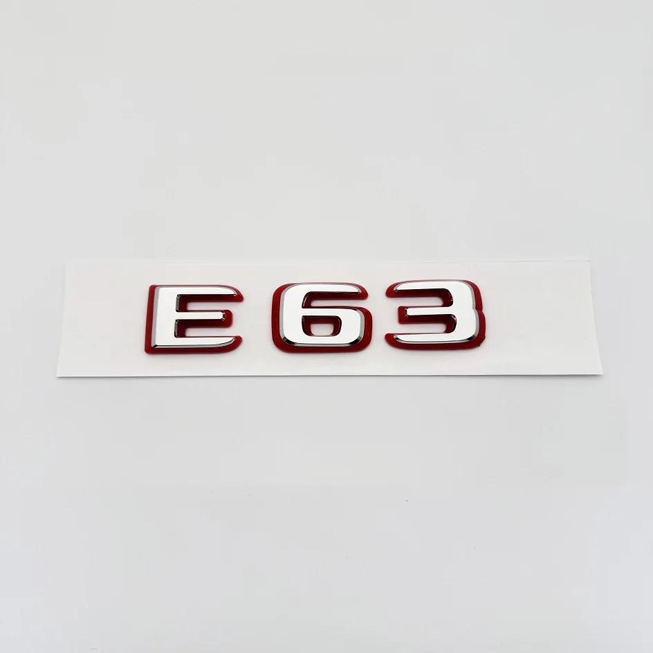 2024 Новый стиль Двухцветные Буквы Цифры Шильдик E43 E53 E63s для Крыла Багажника Задней Части Автомобиля W212 W213 W214 Наклейка Логотип Аксессуары