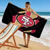San Francisco 49ers Print Beach Towel, Large Soft Quick Dry Towel for Beach Camping Swimming