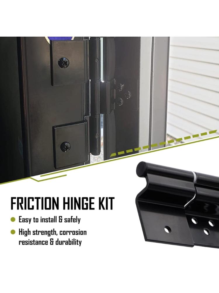 RV- Entry Door Friction Hinge Kit with Screws for Entry Doors and Door Series 450 805 950 975 3000 Motorhome