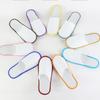 1 Pair Disposable High Quality Closed Toe Non-slip Hotel Slippers White Disposable Hotel Bathroom Slippers Unisex Spa Slippers