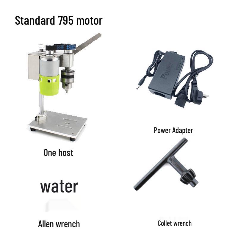 Compact Precision Desktop Drill Press for DIY and Watch Repair, Variable Speed Electric Benchtop Tool