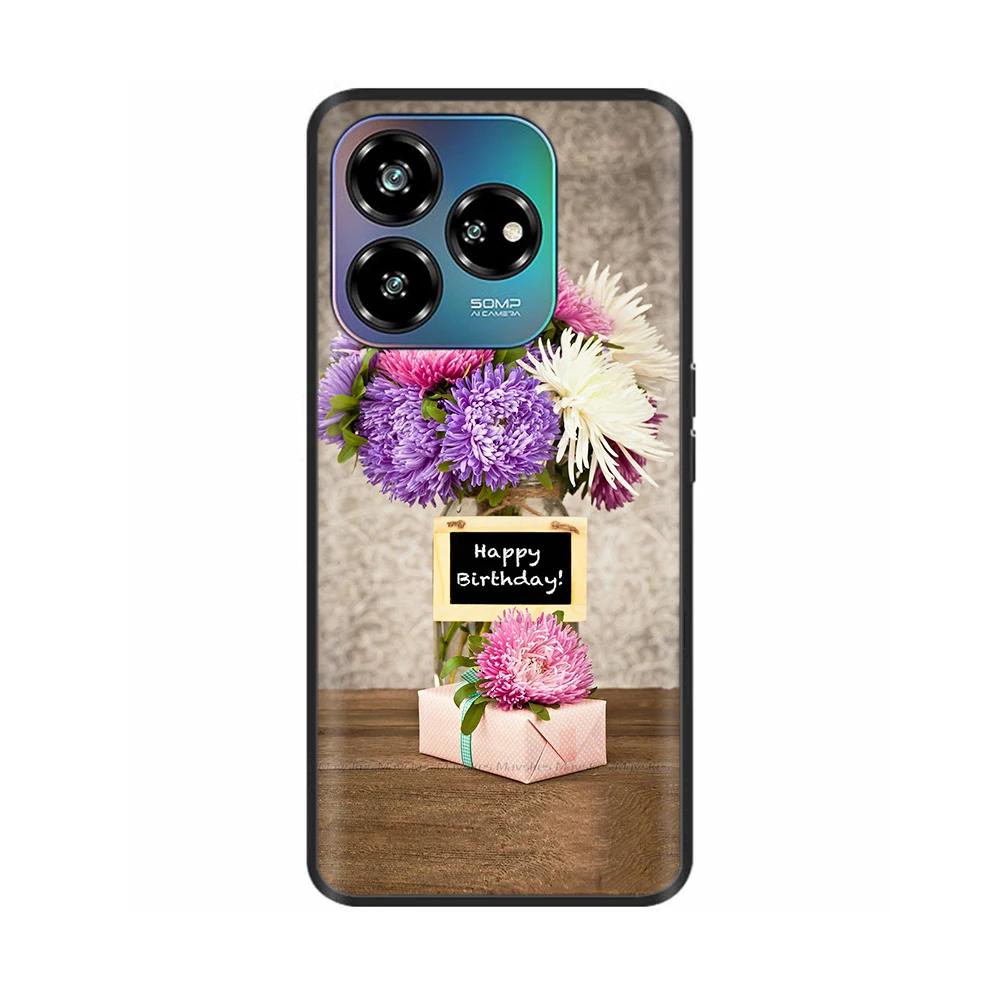 Черный силиконовый чехол для ZTE Blade V60 Design Мягкий ТПУ защитный корпус Чехол для телефона для Blade V60 Design 4G Задняя крышка V60Design