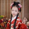 Plush Chinese New Year Headwear Rabbit Ancient Style Hairpin Lovely Hanfu Hair Sticks  Children