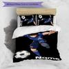 3pcs Custom Name Captain Tsubasa Dream Team Bedding Set Duvet Cover Closure Includes 1 Duvet Cover & 2 Pillowcases for All Seasons Bedroom Decor