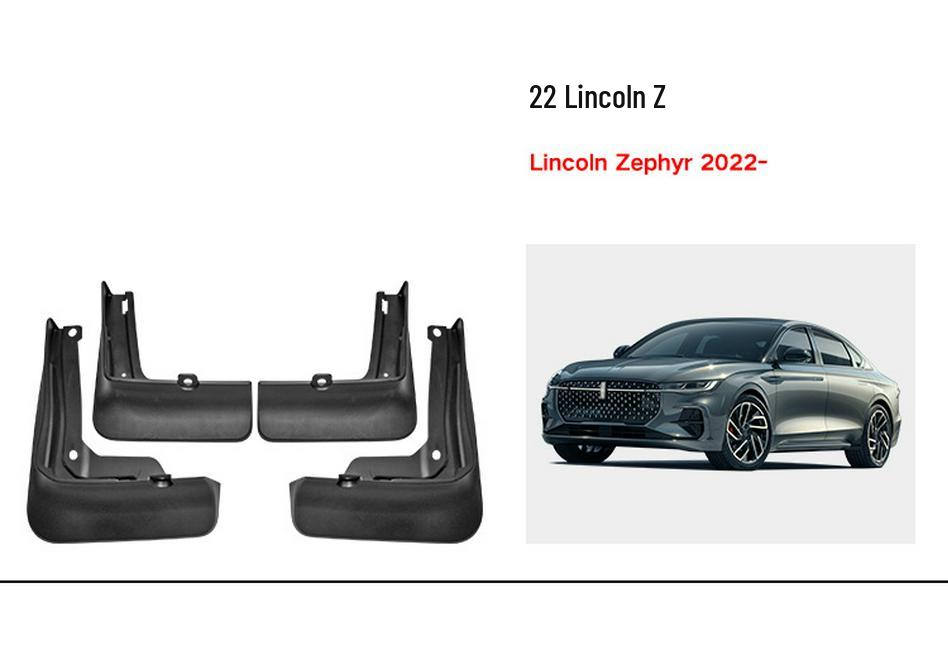 Leather Mudguards for Lincoln MKC, MKZ, MKX, Nautilus, Continental Tire Modification