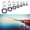 Tools Tackle DIY Tip Repair Telescopic Line Ring Rod Guides 7PCS Fishing