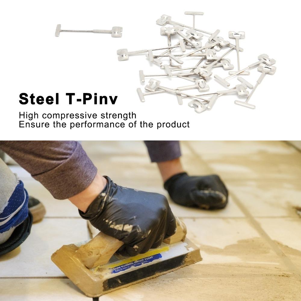 500pcs Replaceable Pin Replacement Steel Needles Steel Leveling System Needles Wall Tiling