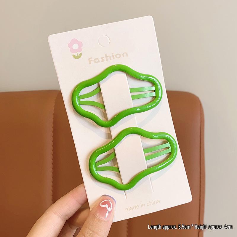 2025 High-End Цветная заколка для волос Cloud: Милая детская челка с заколкой и головной убор для девочек