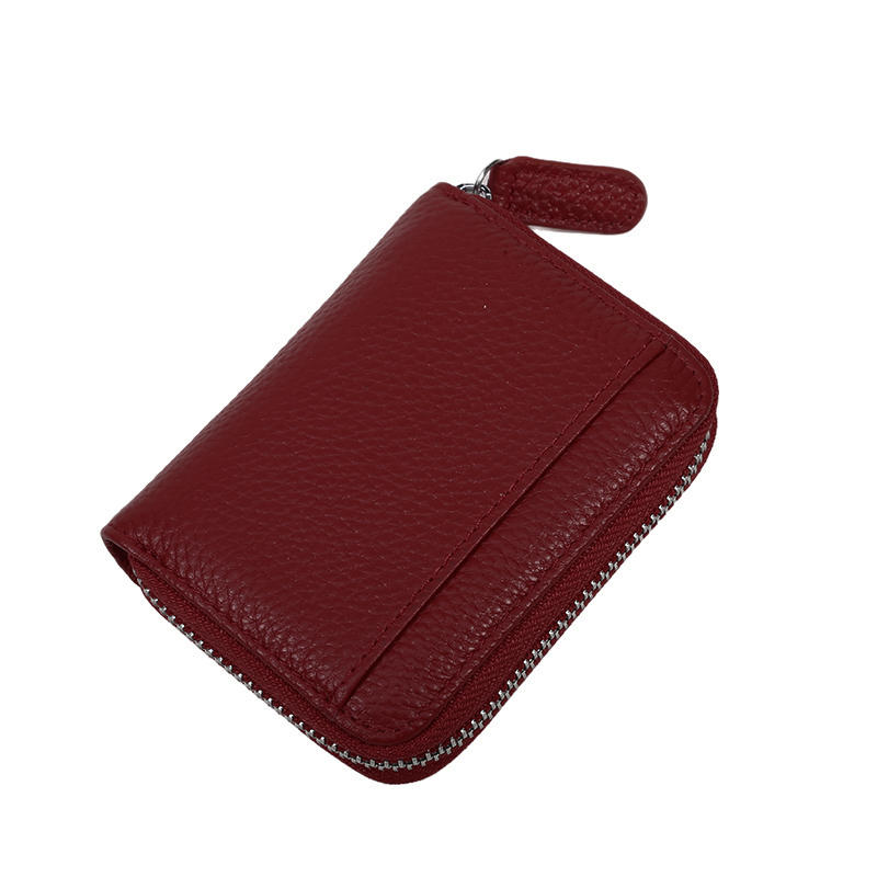 Сумка для карт из искусственной кожи, портативный кошелек для монет, однотонный чехол для визиток, держатели для кредитных карт с защитой от кражи