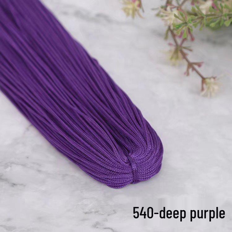 1mm Fine Ice Silk Crochet & Knitting Thread – Ideal for DIY Bags, Sandals, or Summer Hats