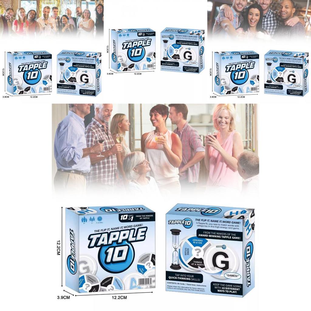 Tapple Английская карточная игра Интерактивная веселая обучающая игра для всех возрастов