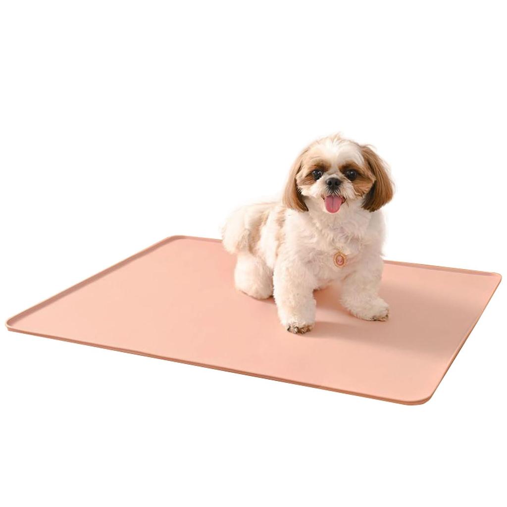 RK Pet Eating Mat Silicone Mat Large Wide Size Silicone Quality Control Certified Feeding Mat Toilet Sheet Thin Dog Cat Pet Sheet Pee Sheet Toilet