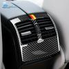 Скорость полета из углеродного волокна для Mercedes Benz C Class W204, аксессуары, задняя вентиляционная крышка автомобиля, наклейка на внутреннюю отделку салона