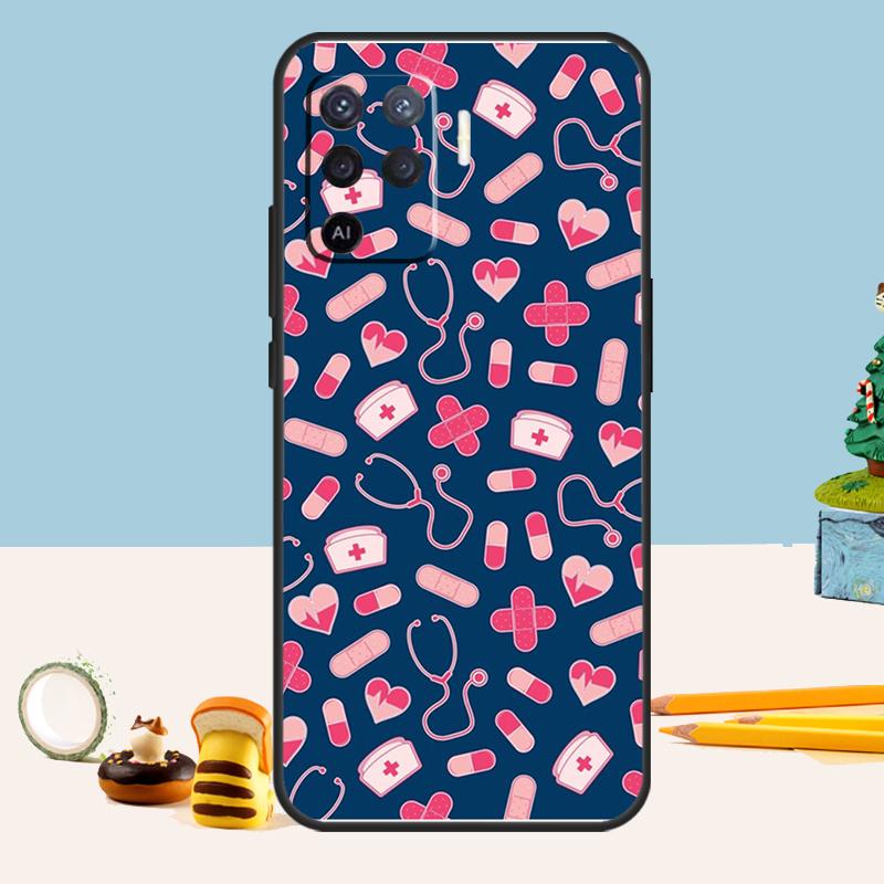 Медицинский футляр для лекарств для Oppo A98 A78 A58 A18 A38 A74 A94 A54 A15 A17 A57 A6 A5 Pro A16 A76 A96 A40 A60 A80