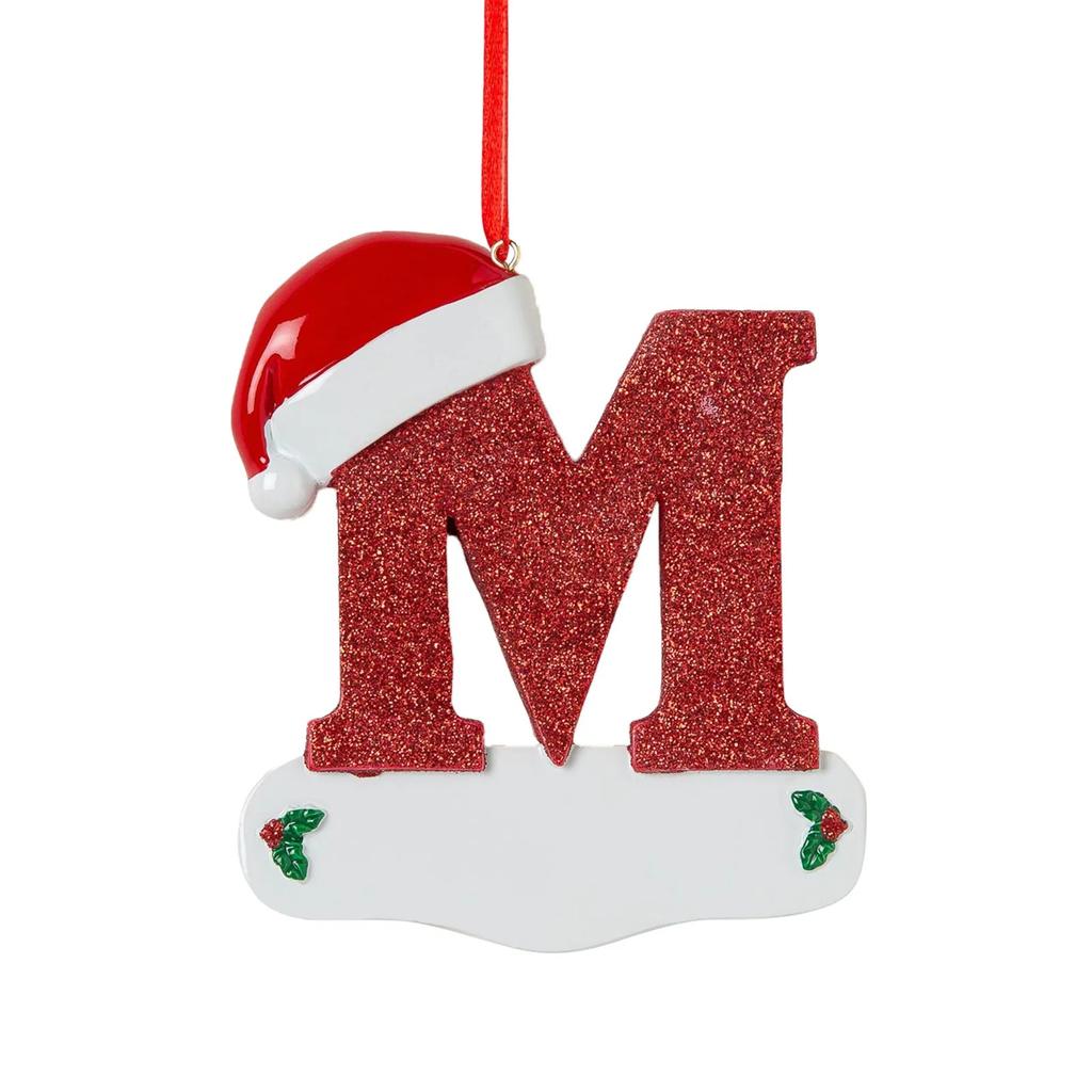 Рождественское украшение подвеска персонализированные рождественские украшения из 26 букв своими руками подвесное украшение на рождественскую елку новый год 2024