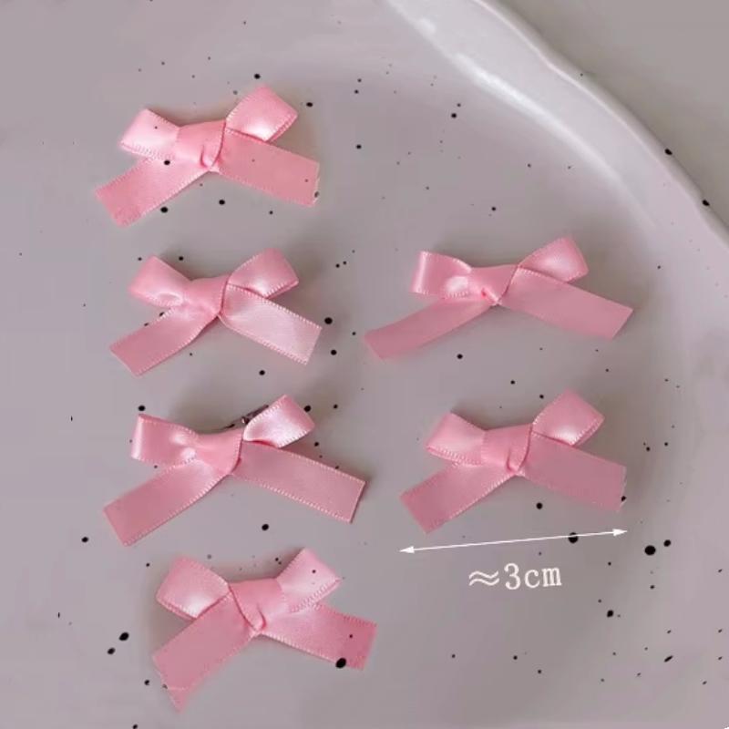 6 шт./компл. головной убор с мини-бантом для девочек, однотонные аксессуары для волос, милые заколки для волос, усовершенствованный головной убор принцессы, заколка для волос