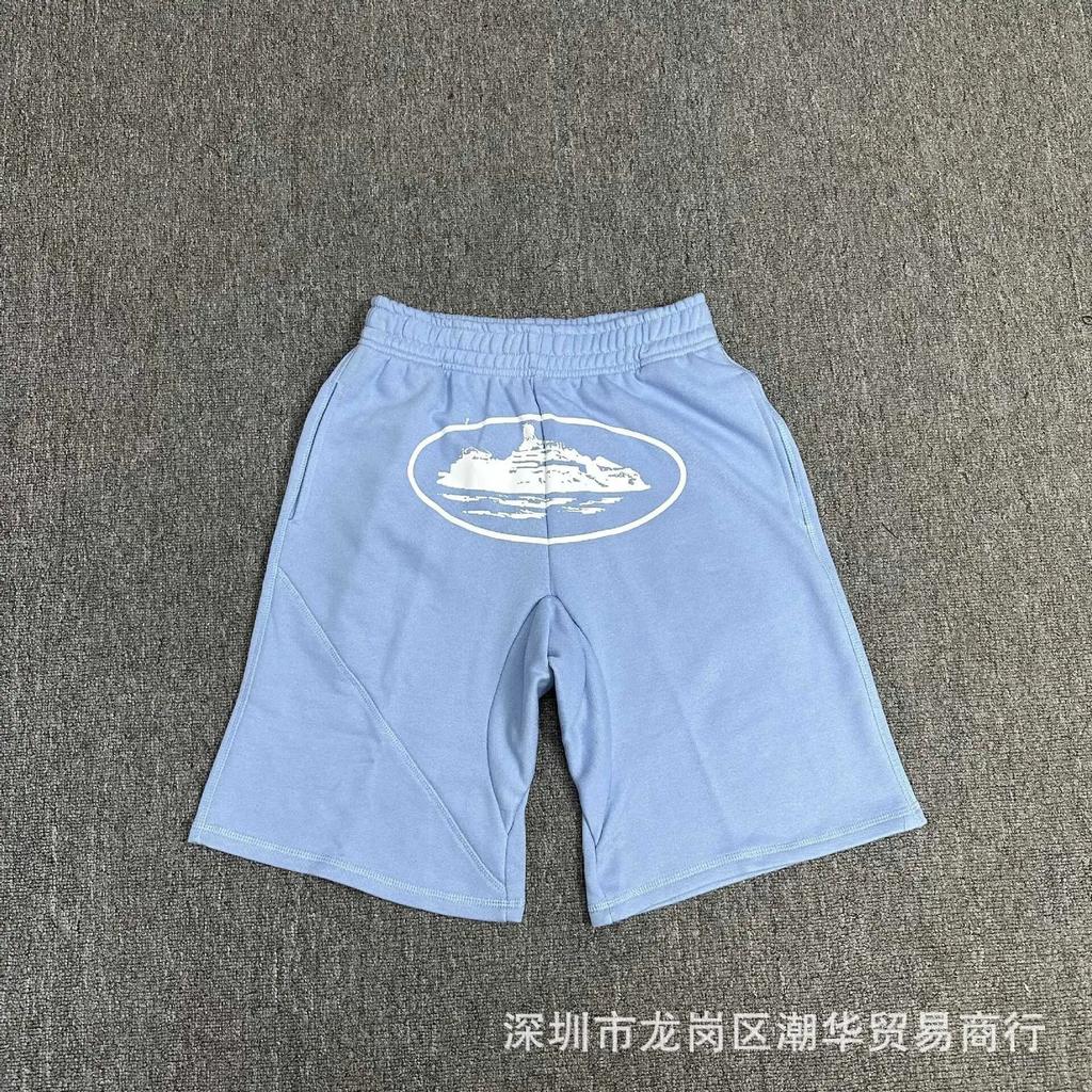 Cross-border T-shirts, pullovers, European and American Alcatraz Island unisex sweatshirts and sweatpants sets, street hip-hop outfits