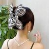 Интернет-знаменитость Фотографируется Заплетает волосы Зажим для волос с цветком кешью Бант Зажим для волос для подростков Косы Боковые косы